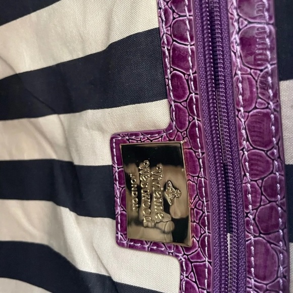 SOLD VINTAGE Vivienne Westwood croc embossed Yasmine Bag - Picture 8 of 9